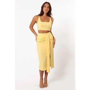 Sndys Zanita Skirt and Top Set in Yellow Size 6